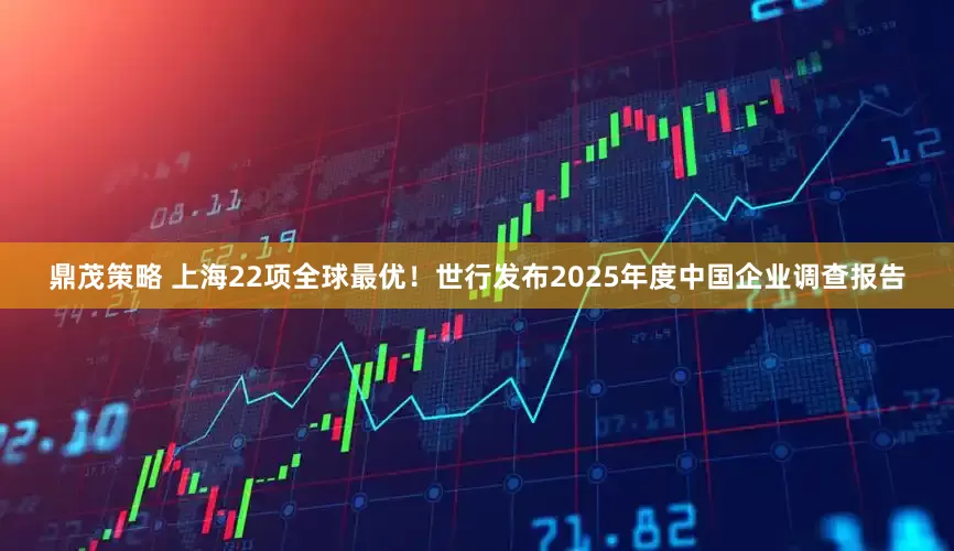 鼎茂策略 上海22项全球最优！世行发布2025年度中国企业调查报告
