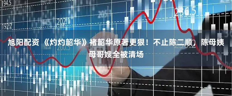 旭阳配资 《灼灼韶华》褚韶华原著更狠！不止陈二顺，陈母姨母哥嫂全被清场